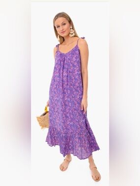 Love Tomas by Emerson Fry Violet Wildflower India Sundress
